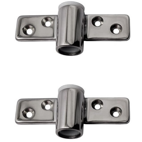 2 Pcs Boat 316 Stainless Steel Oar Lock Socket Side Mount Rowlock