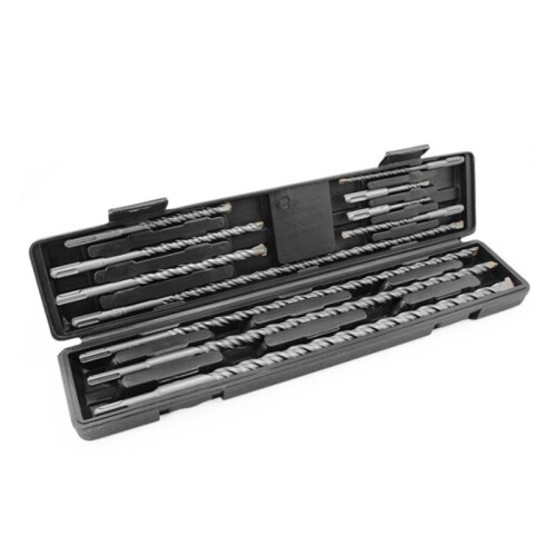 11Pcs Long Masonry Drill Bits Set for Rotary Hammer Drilling Concrete 1