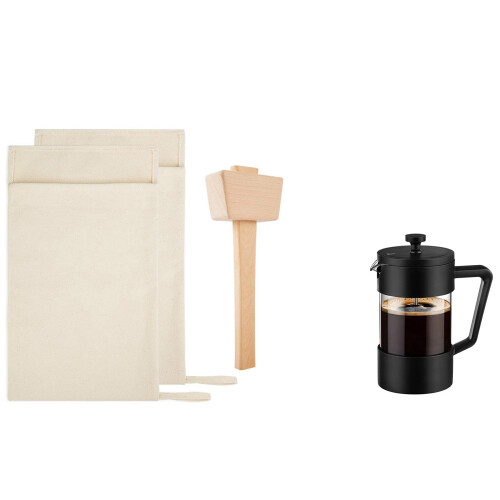 French Press Coffee & Tea Maker, Borosilicate Glass