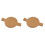 100Pcs Precut Circle Cake Pan Liners Round Non-Stick Brown 6 Inch 1