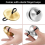 Finger Cymbals Musical Instrument for Dancer Pair Gold 5