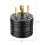 3Pcs Power Twist Lock Stecker 30Amp Weibliche Locking Stecker mit Abdeckung 3