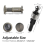 220-degree Solid Brass Peep Holes for Door with 16mm Drill Bit, A 5