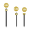 90Pcs 3 Sizes Picture Hanging Nails for Wall Decor Frame Kit 3