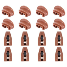 8Sets Plastic Drawer Track Guides Kit,Drawer Slides