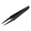 30 Pcs Black Plastic Electronic Pointy Tip Anti-Static Tweezers 4