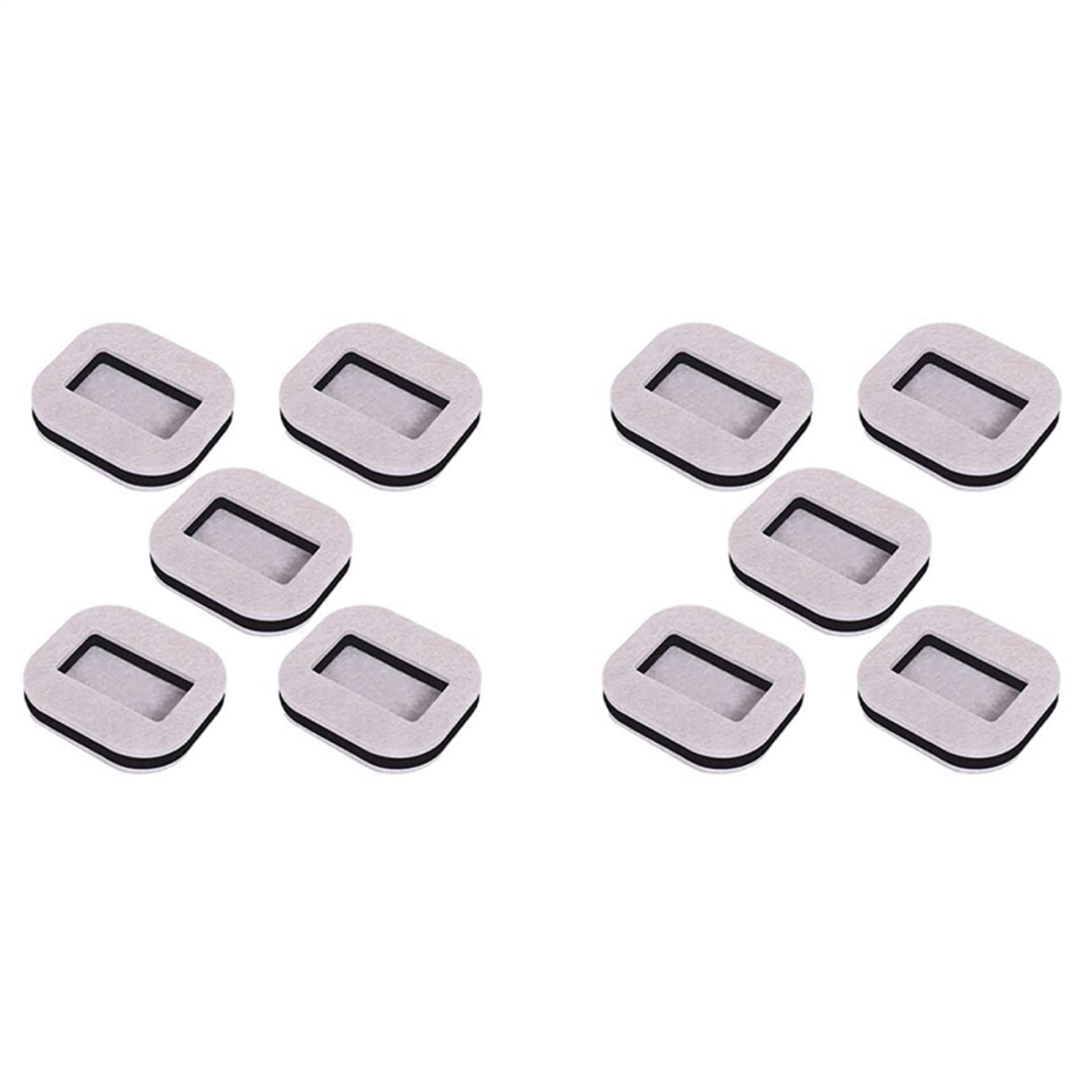 10Pcs Furniture Wheel Stopper Bed Caster Cup Suitable For All Kinds Of On Wheels (Beige) 4853330342793