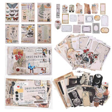 400Pcs Scrapbooking Supplies Journaling Vintage Scrapbook Stickers