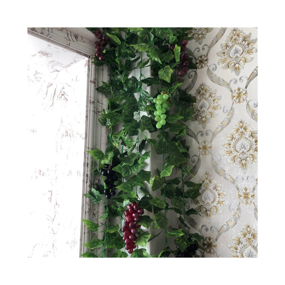 Jojomino Black/Red/Green 36 Bunches Artificial Grapes Simulation Decorative Lifelike Fake Clusters For Wedding Wine Kitchen Centerpiece