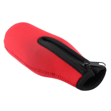 30 Pieces Beer Bottle Coolers Insulator Sleeve Covers with Ring Zipper for 12 Oz 330 Ml Bot