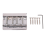 4 String Hardtail Bridge for Precision Chrome 201B-4 Badass 1