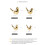 House Figurines Modern Ceramic Bird Statues-S 2