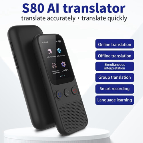 Language Translator Device,138 Languages Offline Voice 2