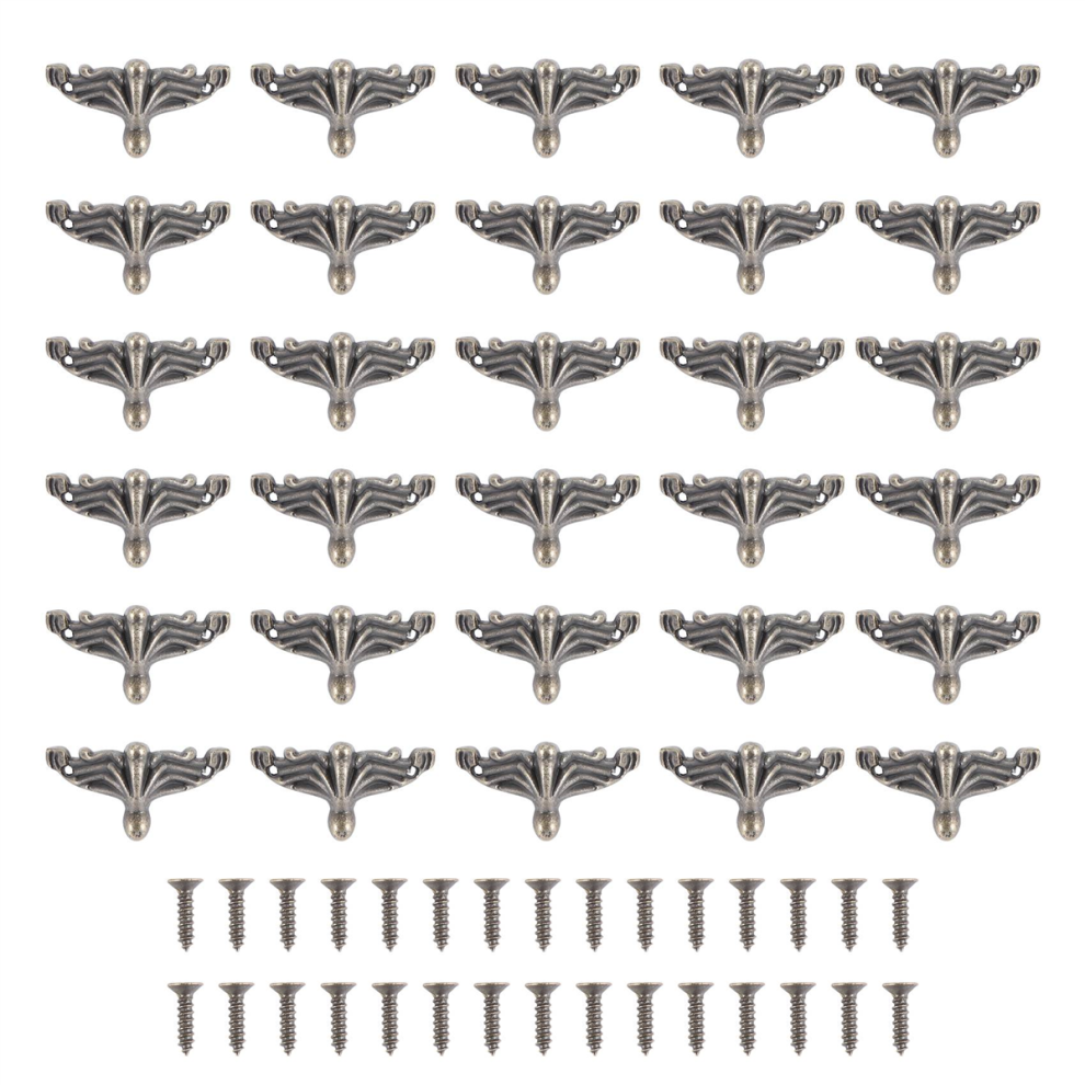 Antique Jewelry Box Feet Leg Wood Case Corner Protector Decorative-image-OPC-PJQJ6W7-NEW