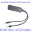 Gigabit Mini PoE Splitter 10/100/1000Mbps POE Black 5