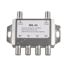 2 in 4 Out DiSEqC 4X2 Switch Satellite Signal Multiswitch