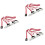 Dual Port SATA Serial Cable to ESATA Bracket Adapter 1