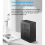 Desktop-Gehäuse ITX Computergehäuse Mini NAS Schwarz 5