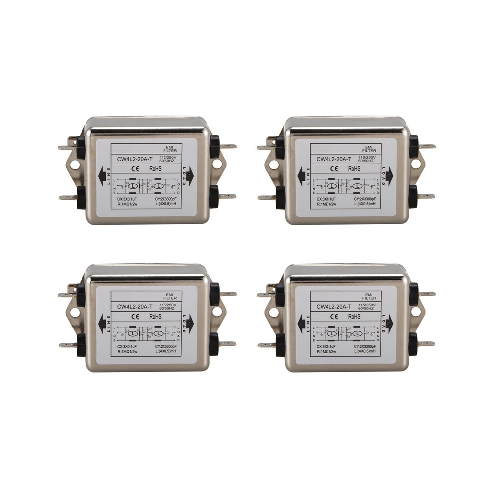 Photos - Other Hand Tools Jojomino Power Filter CW4L2-20A-T Single Phase AC 115V / 250V 20A 50/60HZ 