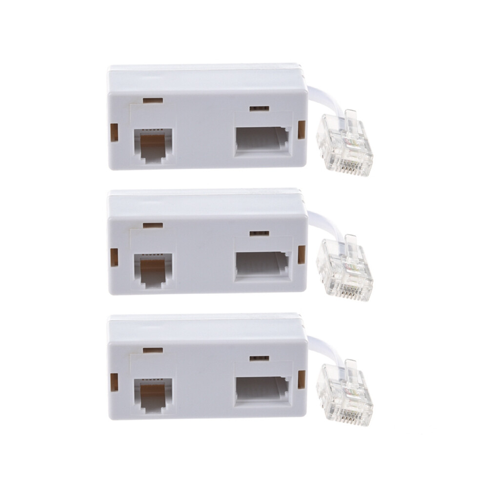 Rj45 Plug To Bt Rj11 Secondary Splitter Telephone Adapter 4853440191618