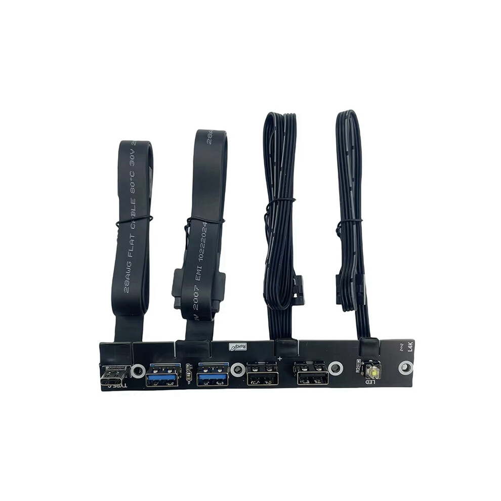 Usb 3.0 Front Panel Io For Desktop Computer Chassis Black 4853440192448