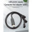 12V USB Fan Power Adapter Cable 1 to 3 Step-Up 4