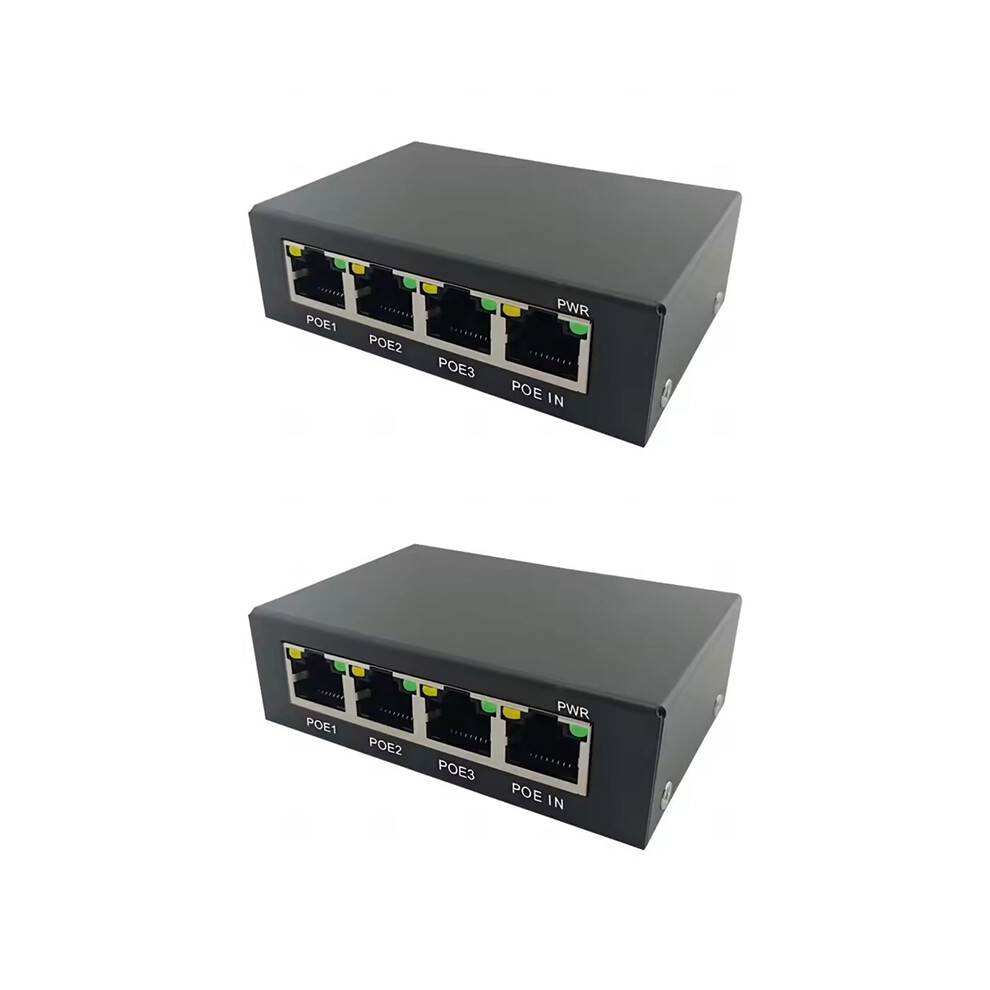 Photos - Switch Jojomino 4 Ports Full Gigabit PoE Extender/Repeater 