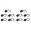 Male to Double Female Port Connector Headset Adapter Extension Cable 1