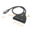 8K 60Hz -Compatible Switch 3 Port KVM Splitter Input 1 Output 5