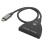 8K 60Hz -Compatible Switch 3 Port KVM Splitter Input 1 Output 2