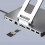 Dockingstation Laptopständer SD TF Slot Ethernet Station,A 6