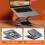 Adjustable Laptop Stand Aluminium Foldable Holder 4