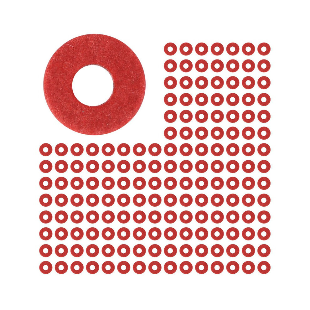 100Pcs Red Motherboard Screw Insulating Fiber Washers 4853440198952