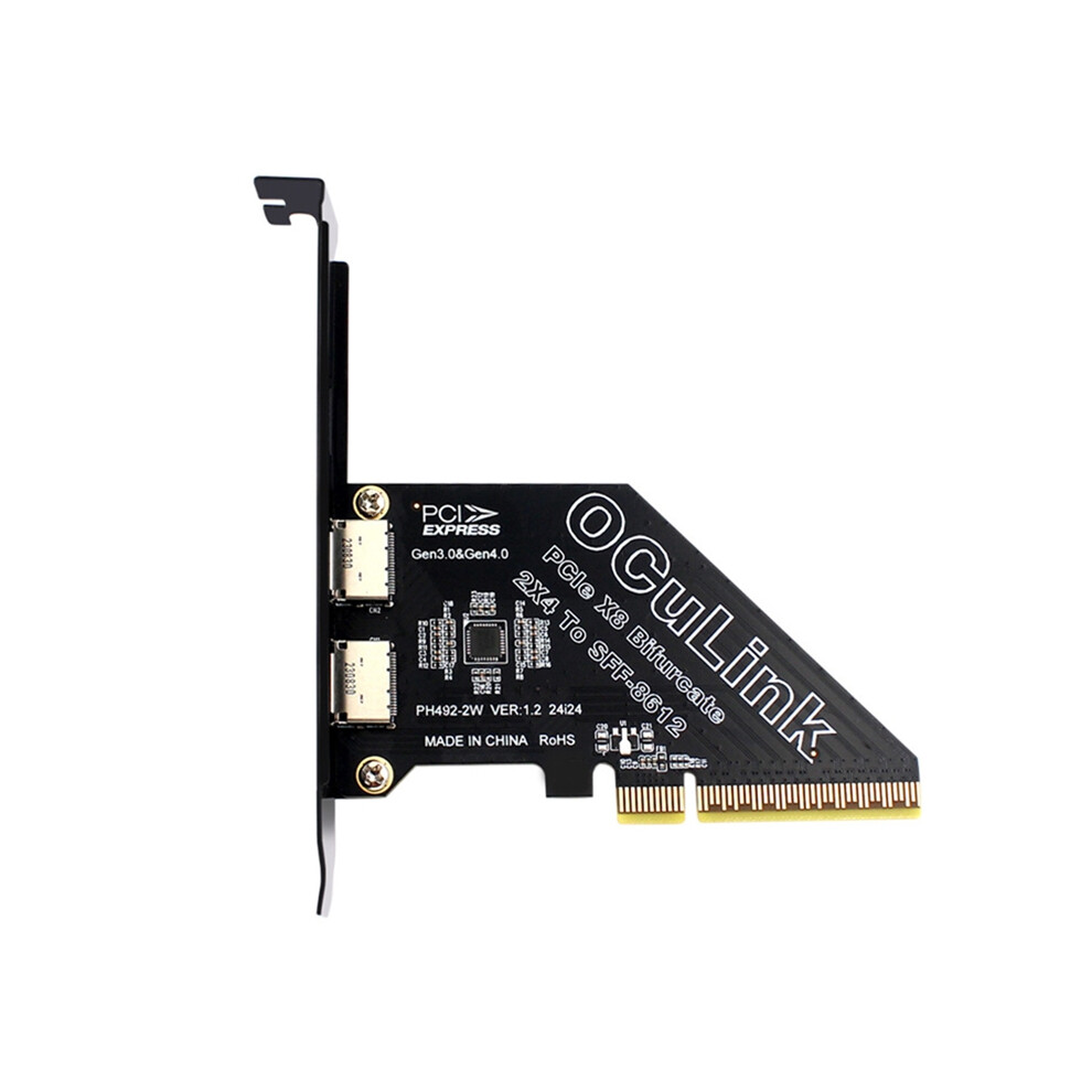 Sff 8611 & 8612 Adapter Card Pcie 4.0 X8 To Oculink 4853440108975
