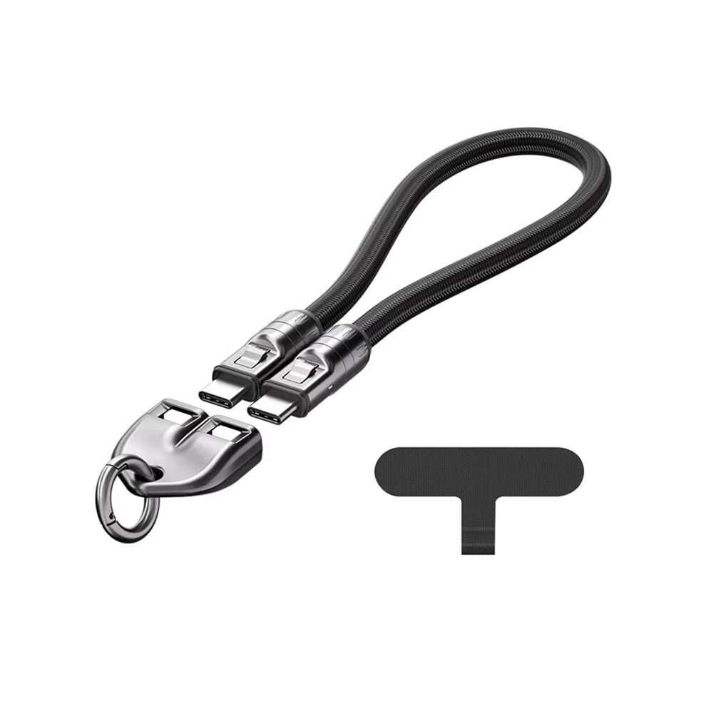 240W Pd3.1 Data Cable Type C To Fast Charging Cord, Black 4853440109378