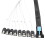SAS SFF-8654 8I to 8X SATA Server Hard Drive Conversion Cable 1