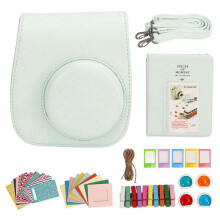 Instant Camera Protective Bag PU Case for Green