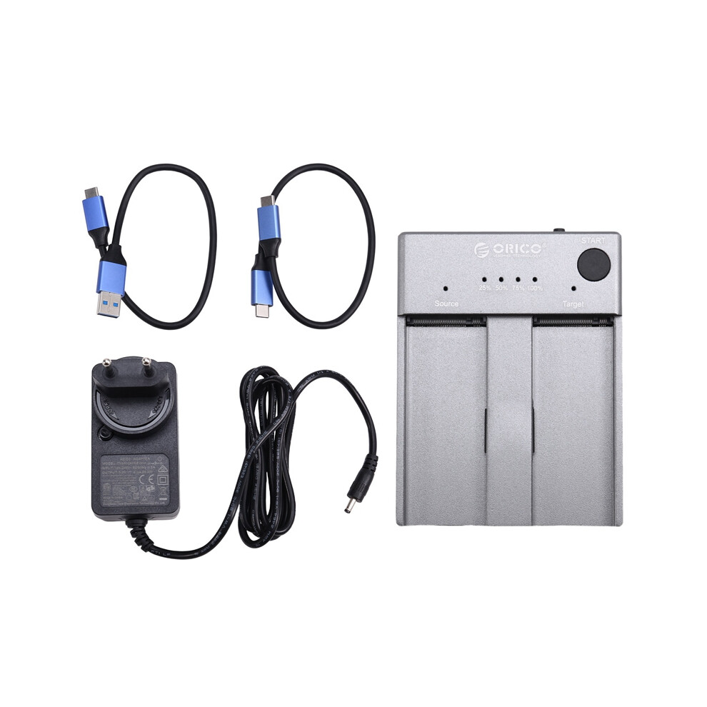 M.2 Nvme Cloner Dual Bay, Duplicator Offline Clone Eu Plug 4853440108913