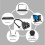 RJ45 Splitter Adapter LAN Ethernet Extender 1 Stecker auf 2 Buchsen Kabel 4