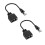RJ45 Splitter Adapter LAN Ethernet Extender 1 Stecker auf 2 Buchsen Kabel 1