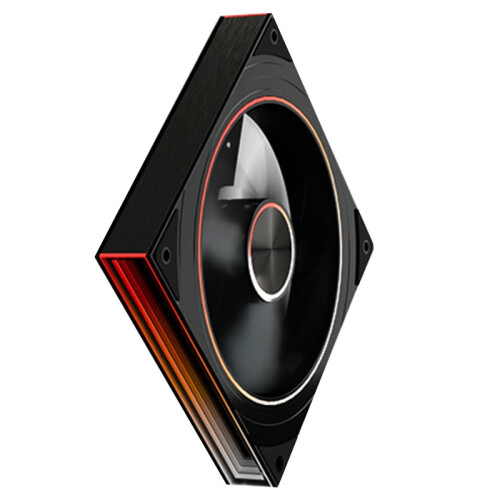 PC Case Fan Star Ring Cyclic Mirror Light Cooling B 2
