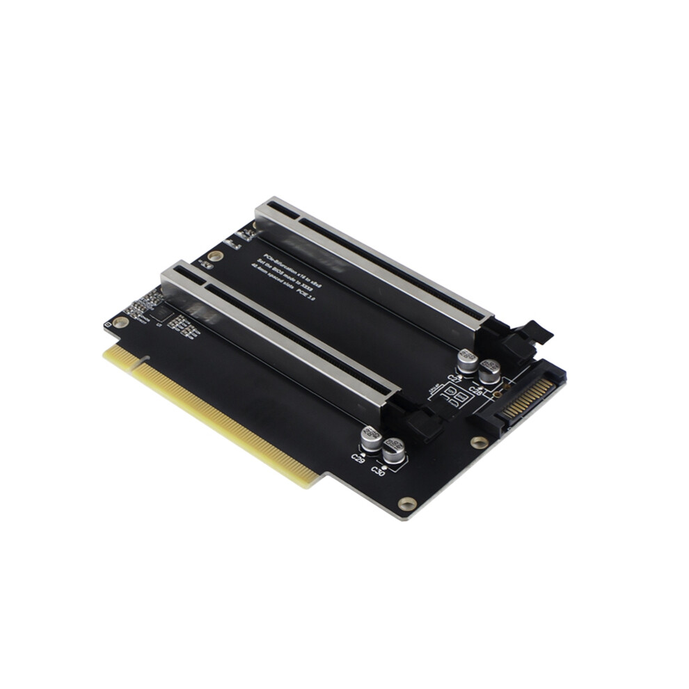 Pcie 3.0 X16 To X8x8 Expansion Card With Heightened Sata Interface 4853440108036