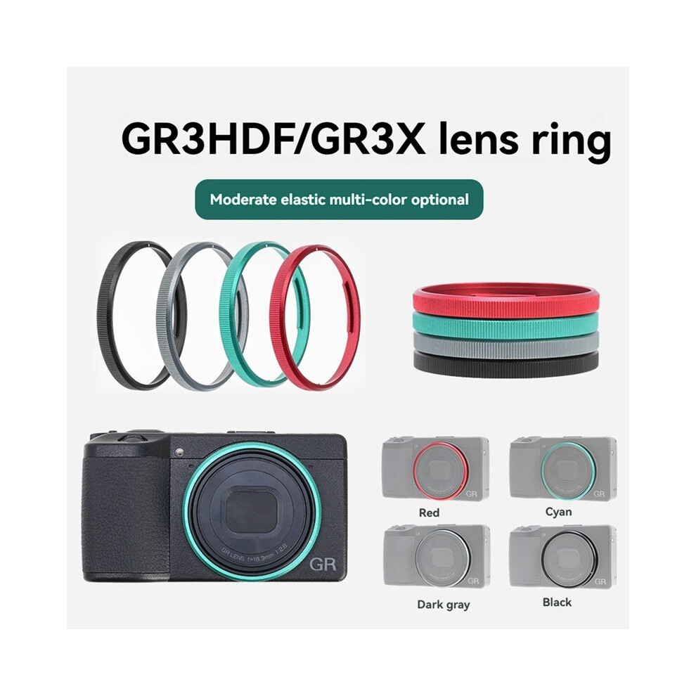Camera Lens Ring For Iii Gr3x/Gr3 Hdf Gray 4853440106629