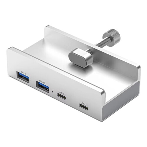 4 Ports USB 3.2 HUB USB3.2 Splitter Adapter Clip Multi Concentrator,B