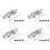 Rc Double Universal Joint Cardan Couplings with Screw,6x6Mm 1