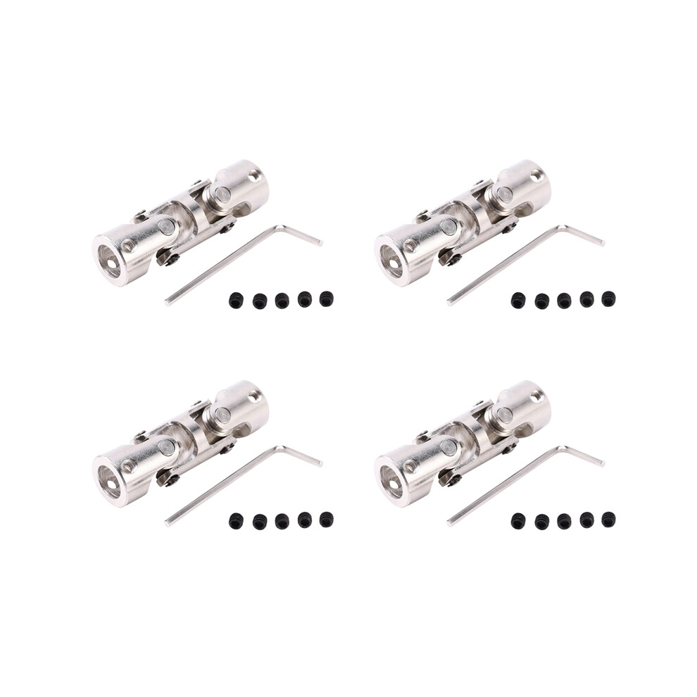Rc Double Universal Joint Cardan Couplings With Screw,6X6mm Light 4853440107220