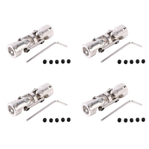 Rc Double Universal Joint Cardan Couplings with Screw,6x6Mm 1