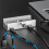 Aluminium USB 3.0 Hub Klemme 4-Port Splitter 6