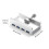 Aluminium USB 3.0 Hub Klemme 4-Port Splitter 7