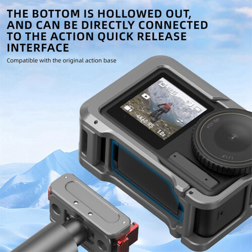 Quick Release Cage for ACTION 5PRO Camera Foldable Mount 2